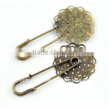 hot selling Metal Brooches Pins with flower