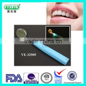 Good Quality Plastic Dental Mirror with Light FDA Approval