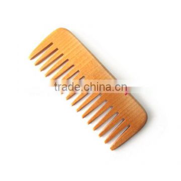 wooden fluff comb