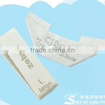 High Quality Woven Edged Shuttle Loom Satin Woven Label