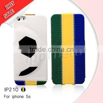 World cup 2014 leather phone cases for world cup 2014, Football style leather phone cases, for apple iphone 5s case