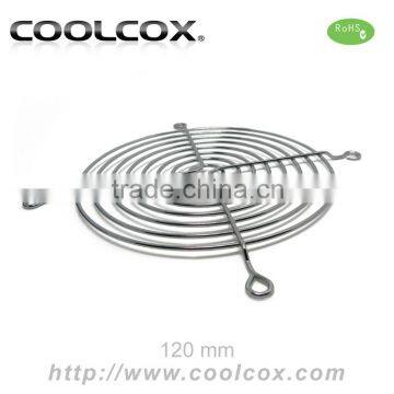 CoolCox 120mm fan finger guard CCFG12CM,nichrome material,fan guard,RoHS compliant