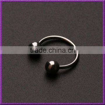 Beautiful Made In China 316L Steel Body Jewelry Hoseshoe Nose Lip Ring photo-2