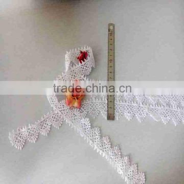 100% polyster embroidery chemical lace