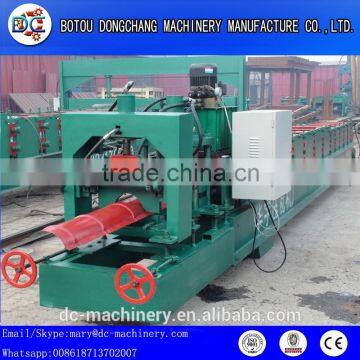 Steel Tile Type and New Condition Building Material Roofing Ridge Cap Making Machine