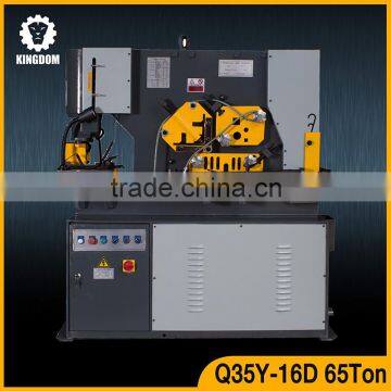 High Quality Combined Hydraulic Ironworker With Double Cylinder photo-4