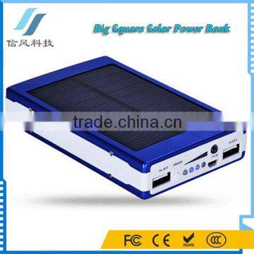 Portable 12000mAh Solar Power Bank for All Phone