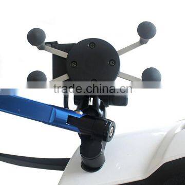 Universal X-Grip Motorcycle Scooter Cell Phone Cradle Holder, 12V USB Car Charger for IPhone Samsung HTC Sony Smart Phones photo-2