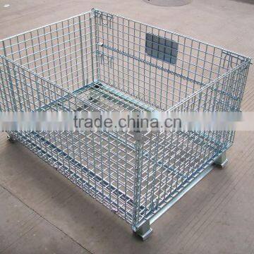 RH-C-E01 Heavy Duty Warehouse Storage Cage,Folding Steel Wire Mesh Cage photo-3