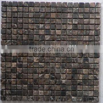 Brown stone skin mosaic tiles mosaic