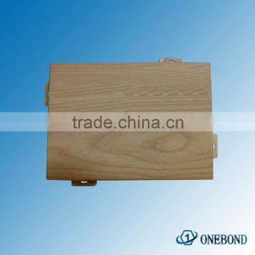 Exterior/interior Curtain Wall Wood Aluminum Panels