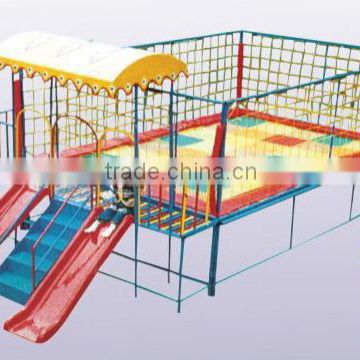 Square Sand Round Trampoline