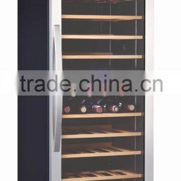 54 bottles 158 liters Dual Zone Wine Cooler With Glass Door