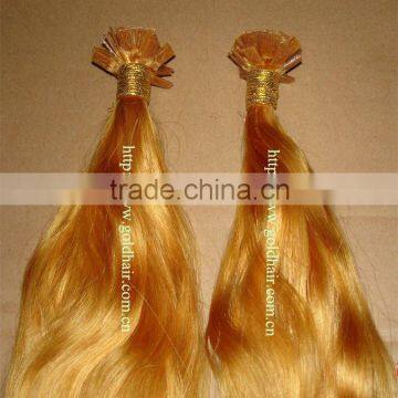 Pre-bonded Human Hair Extensions / Pre-glued / Pre-tipped Hair Extensions / wigs