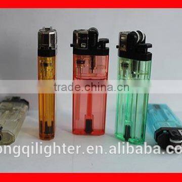Plastic Eight Angel Black Head Transparent Refillable Flint Lighter photo-3