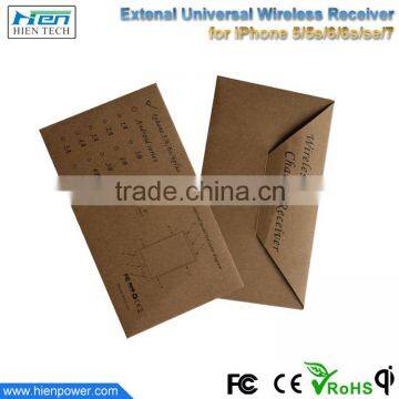 2016 New Ultra Thin Qi Wireless Charger Receiver for IPhone, Android photo-6