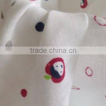 Light Yellow and Grey Deer 120*120cm Baby Gauze Swaddle photo-3