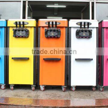 Soft Ice Cream Machine Manufacturers/New Industrial Stainless Steel Table Top Soft Serve Ice Cream Machine With 3 Flavors photo-4
