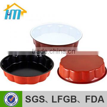 16pcs stainless steel round pan set