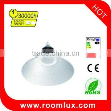 LED High bay light with stainless steel lamp shade