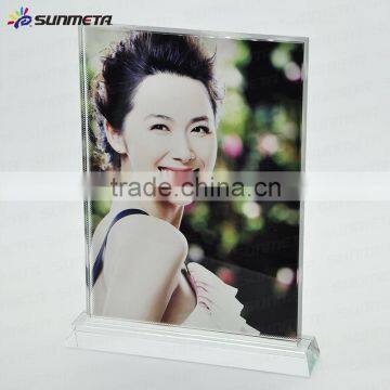 Sublimation Blanks Glass Photo Frame Crytsal photo-3