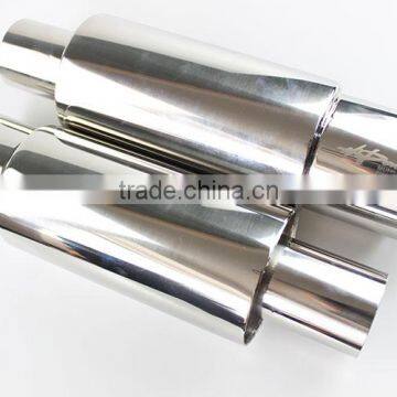 Hi Power Universal 304 Stainless Steel Silver Color Exhaust Pipe Racing Car Exhaust Muffler Tip photo-3