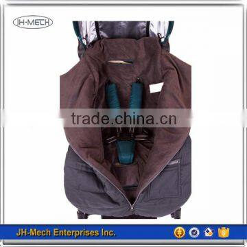 Hot sale polyester material footmuff for baby in winter season