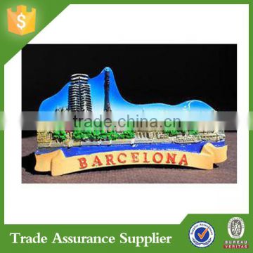 China supplier 3d custom resin fridge magnet