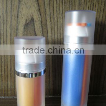 new type Dual tube plastic lotion bottle with PS material