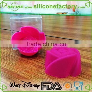 Valentine Flower Rose Shaped Platinum Grade Silicone Bake Mould photo-3