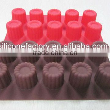 silicone pudding chocolate mold,10-cavity silicone Sugar paste Mould