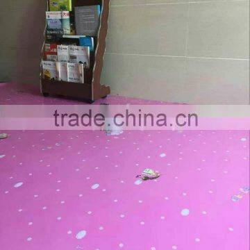 High quality pvc vinyl flooring with foam back for Dancing Room