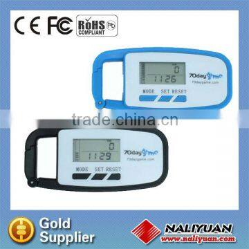 High quality multifunction 3D sensor pedometer with memory
