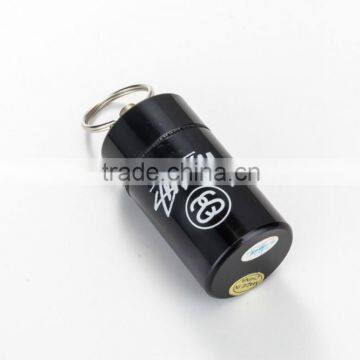 aluminium capsules size 000 pill holder keychain