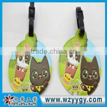 Customized PVC cheap baggage tag