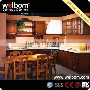 Modern Glass Door kitchen cabinets