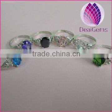 Wholesale high quality blue zircon ring