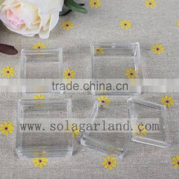 1.7*3.1CM Small Clear Plastic Square Box/Case/Container