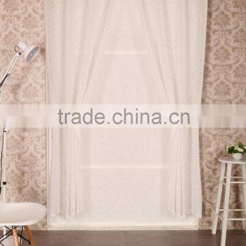 sheer polyester voile eyelet curtain drapes