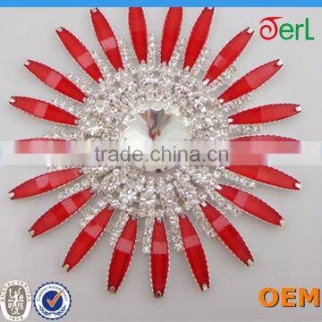 New Design! Flower Rhinestone Crystal Ornaments for Wedding Dresses photo-2