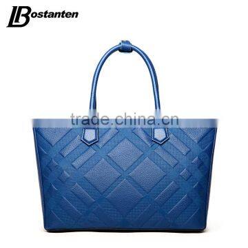 charms lady hand bag formal leather laptop tote bag office