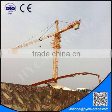 2014 New QTD125(5020) luffing jib tower crane