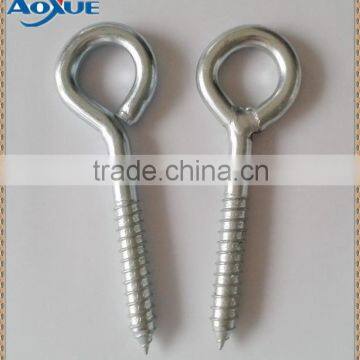 Zinc plated eye wood screw, eye screw, screw hardware