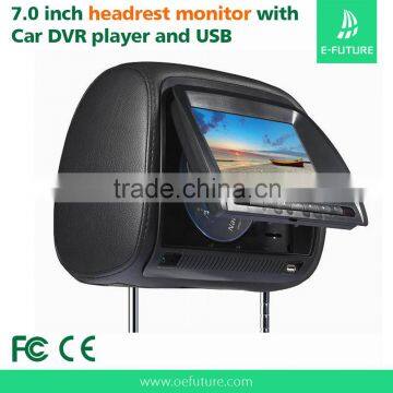 7inch HD Digital Touch Screen Car Headrest Monitor DVD Play