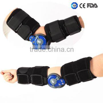 Adjustable elbow guard hinge elbow brace for elbow fractures & dislocations