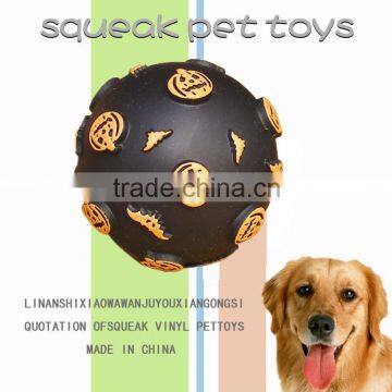 Halloween funny dog toy, vinyl durable squeaky monster dog toy