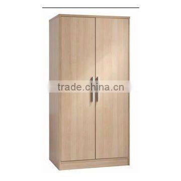 anti-water melamine particle board 2 door wardrobe