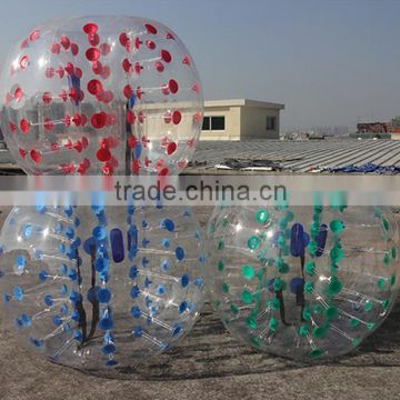 Hola color dot bubble ball/bumper ball/buddy bumper ball for adult