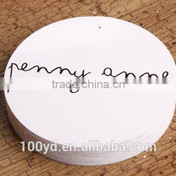 New premium product vial label foil-edged hangtags
