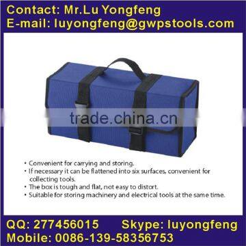 Canvas folding tool box